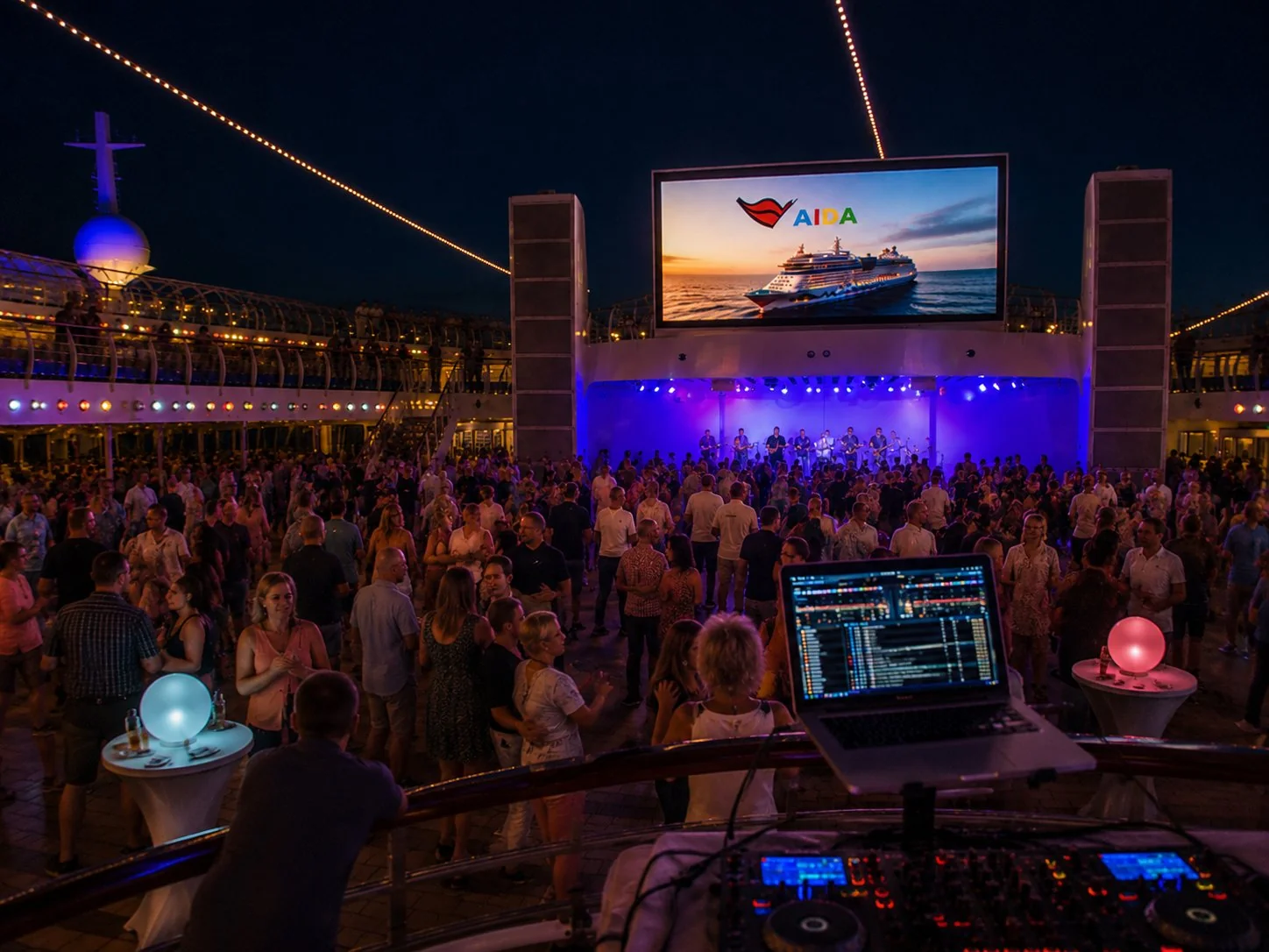AIDA Deck-Party